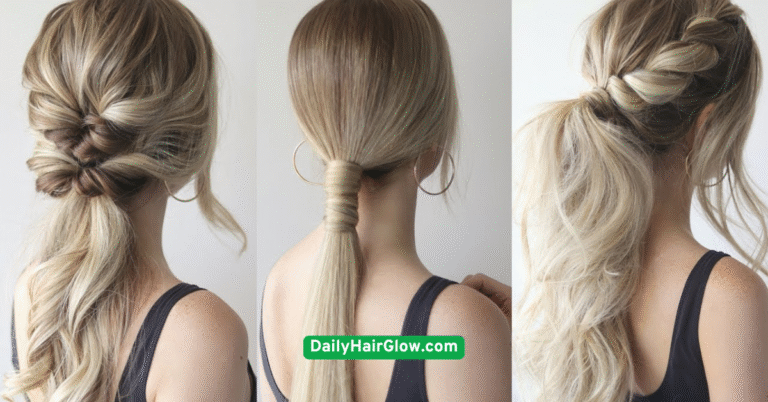 1. The Classic Low Ponytail