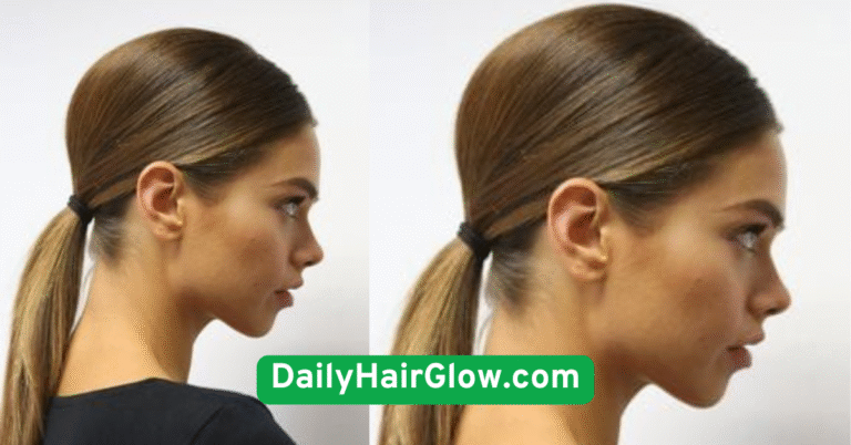 Sleek Low Ponytail (1)