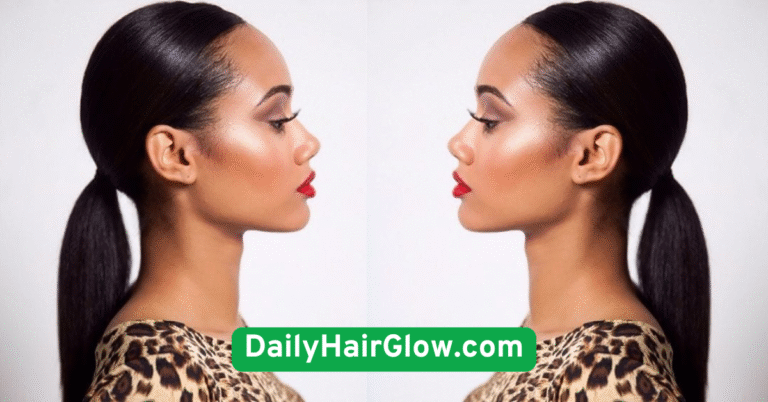 Sleek Low Ponytail