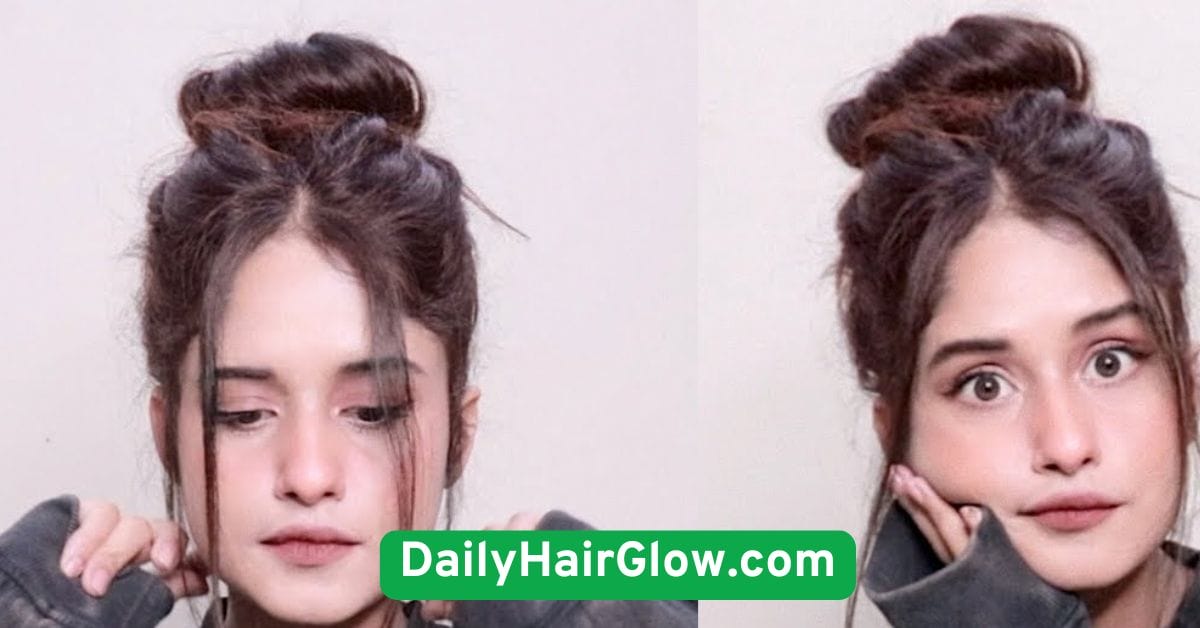 High Messy Bun