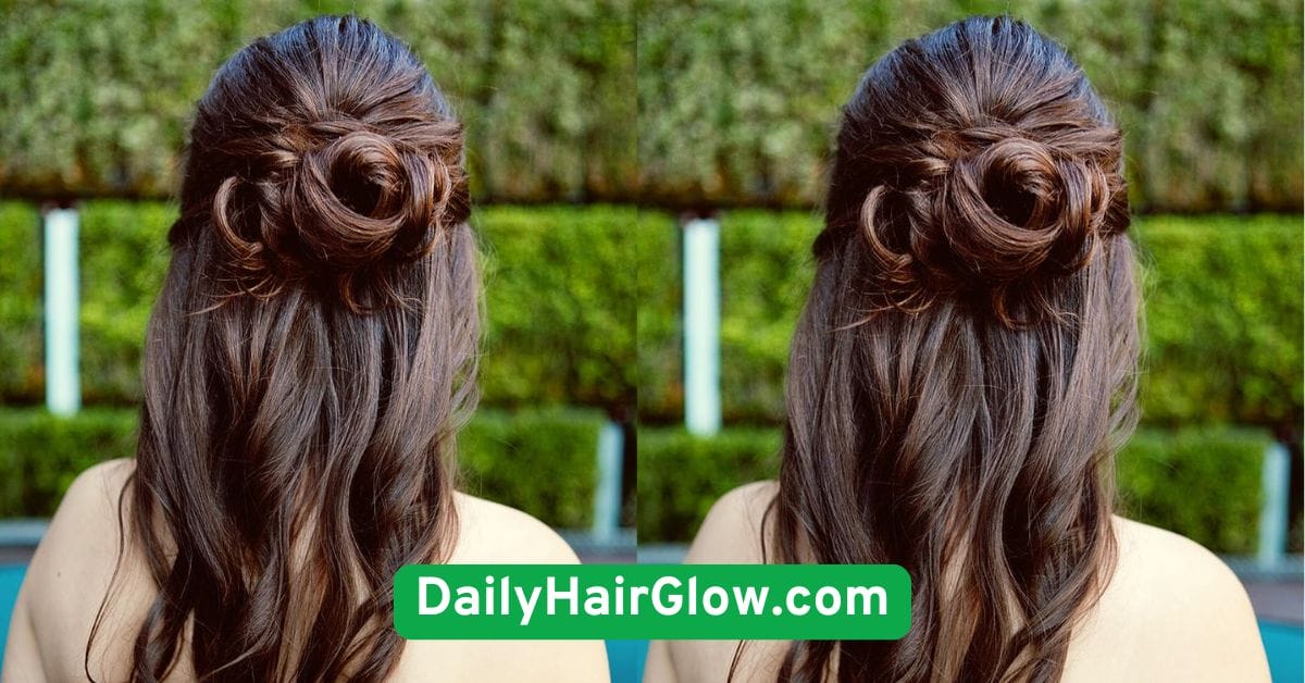 Half-Up Knot Bun