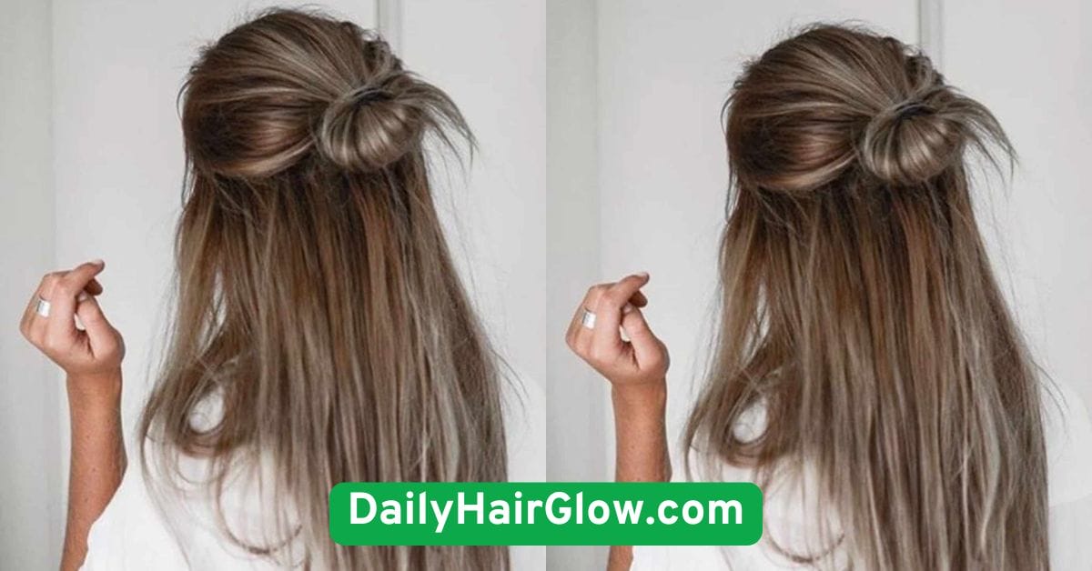  Half-Up Top Knot