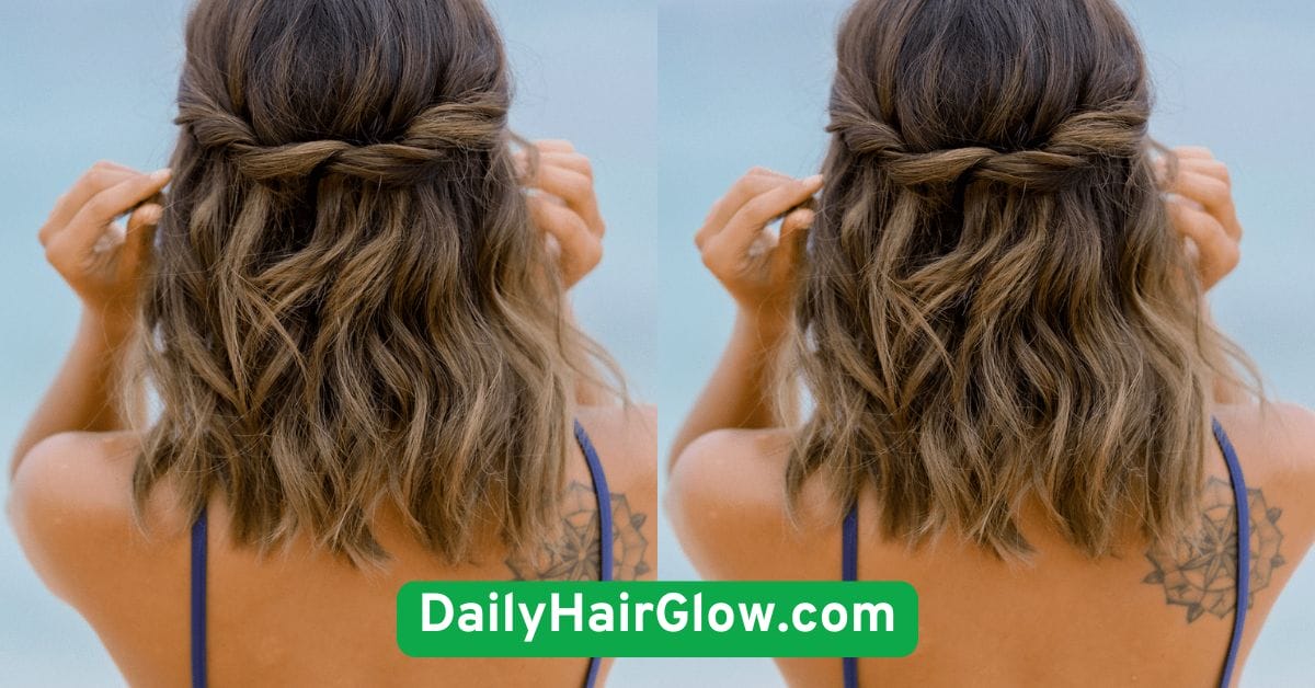 Twisted Half-Updo